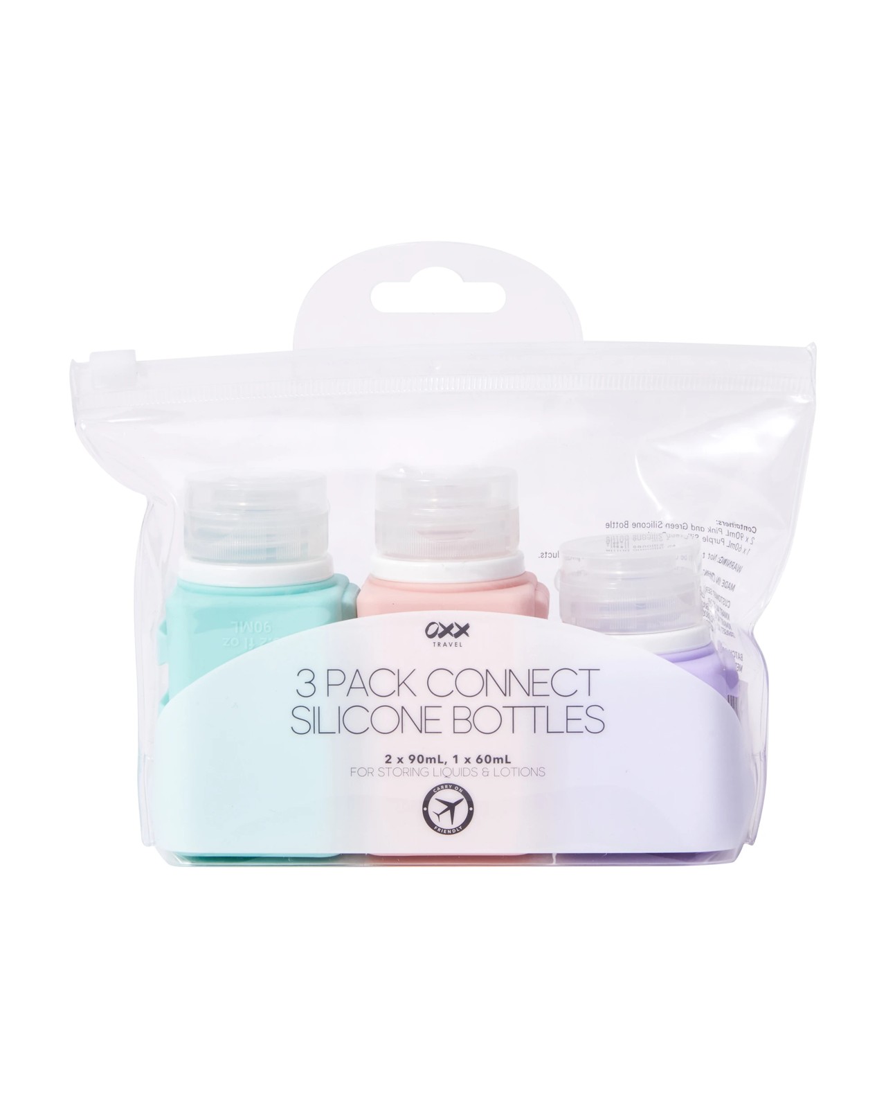 OXX Travel Pack Connect Silicone Bottles 4 of 5