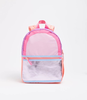 Kids Colour Block Backpack