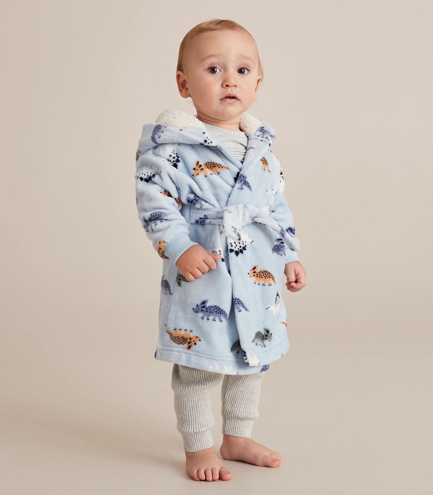 Baby Dinsoaur Fleece Dressing Gown Target Australia