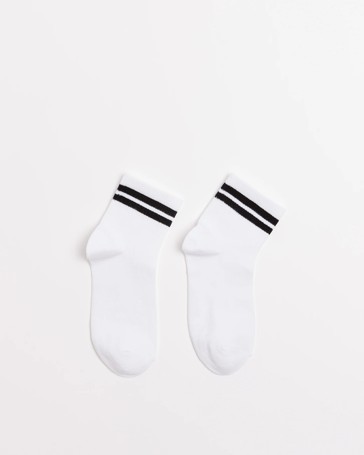 Stripe Sports 3/4 Crew Socks - AC-Lab