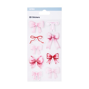 3D Stickers, Bow - Anko