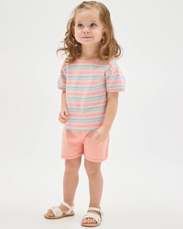 Baby Organic Cotton T-Shirt & Shorts Set