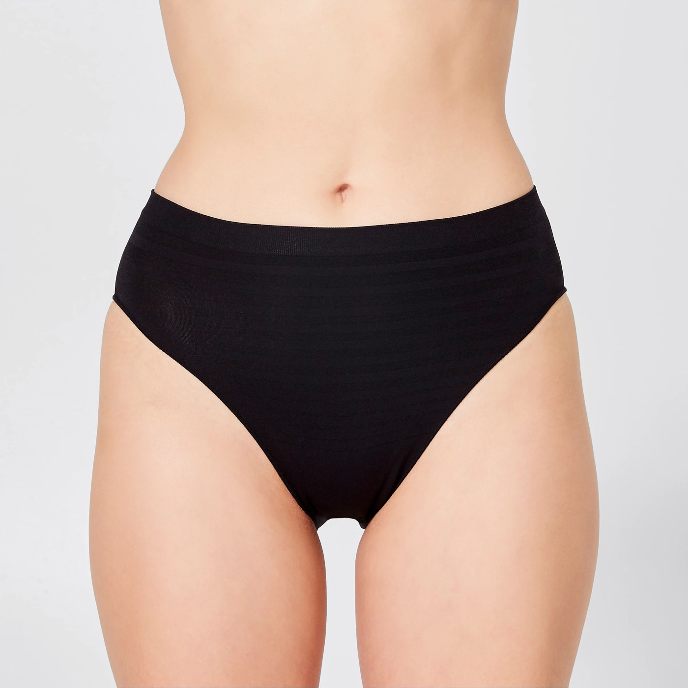2 Pack Seamfree High Cut Briefs - Black 4 of 4