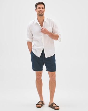 European Linen Shorts