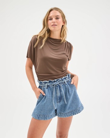 Lily Loves Asymmetrical Drape Top
