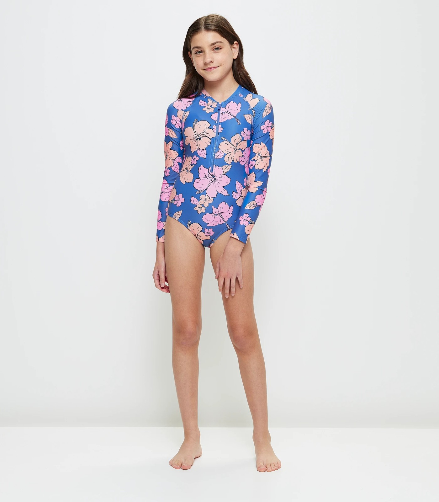 Simple Bottlebrush Women's Rash Guard, Australian Gifts, Australia, Botanicals, Native shipping Flowers, Floral Swimwear,