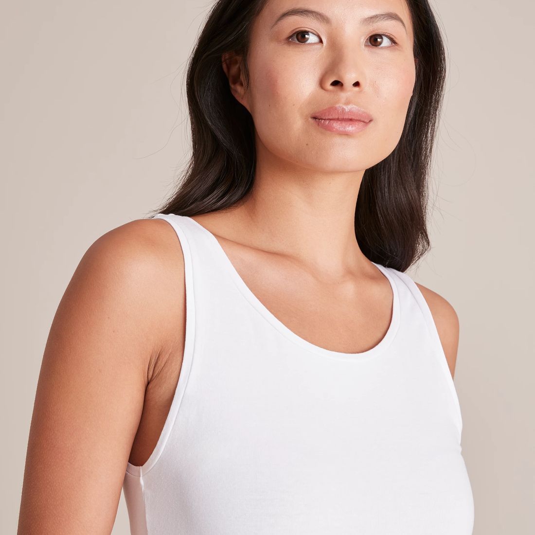 Organic Cotton Tank Top White Target Australia