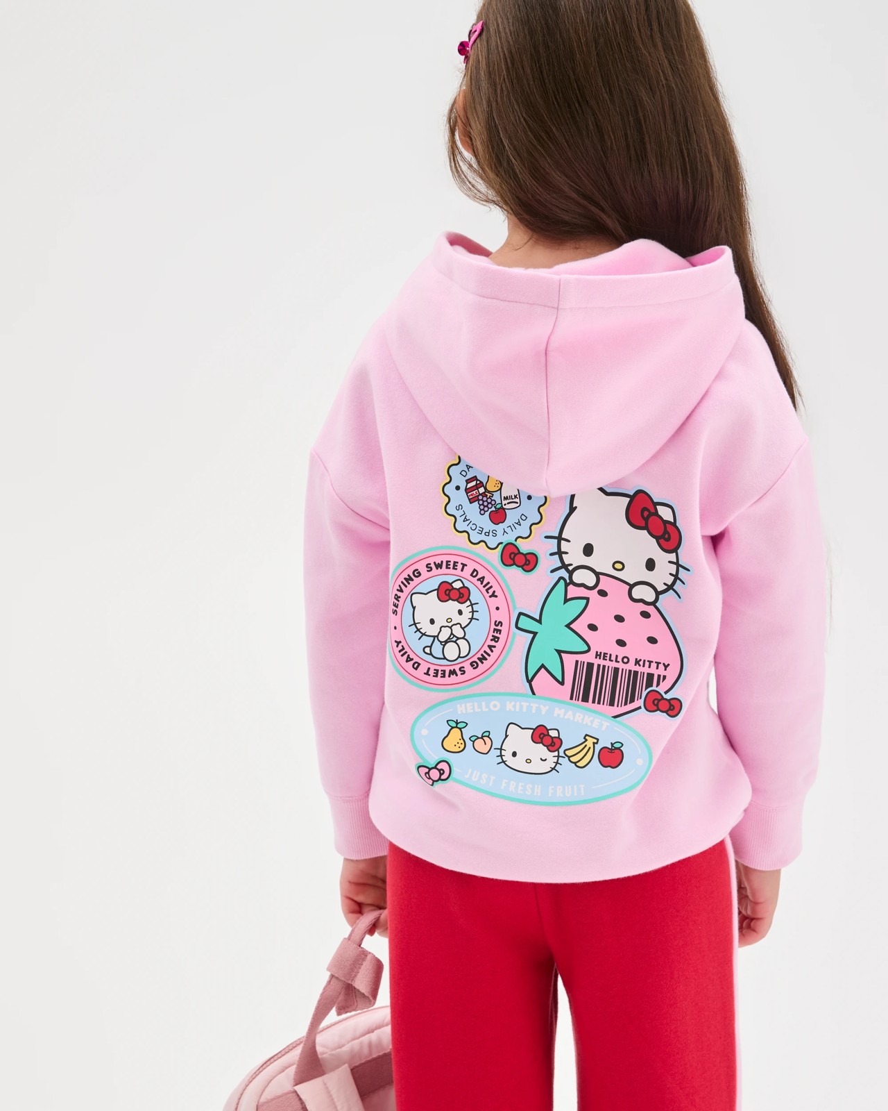Hello Kitty Australian Cotton Blend Fleece Hoodie 3 of 5
