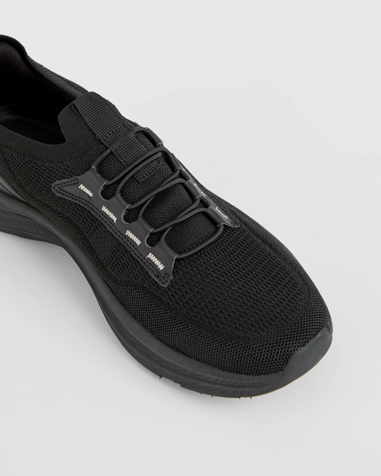 Slip On Elastic Sneaker - Black 3 of 3
