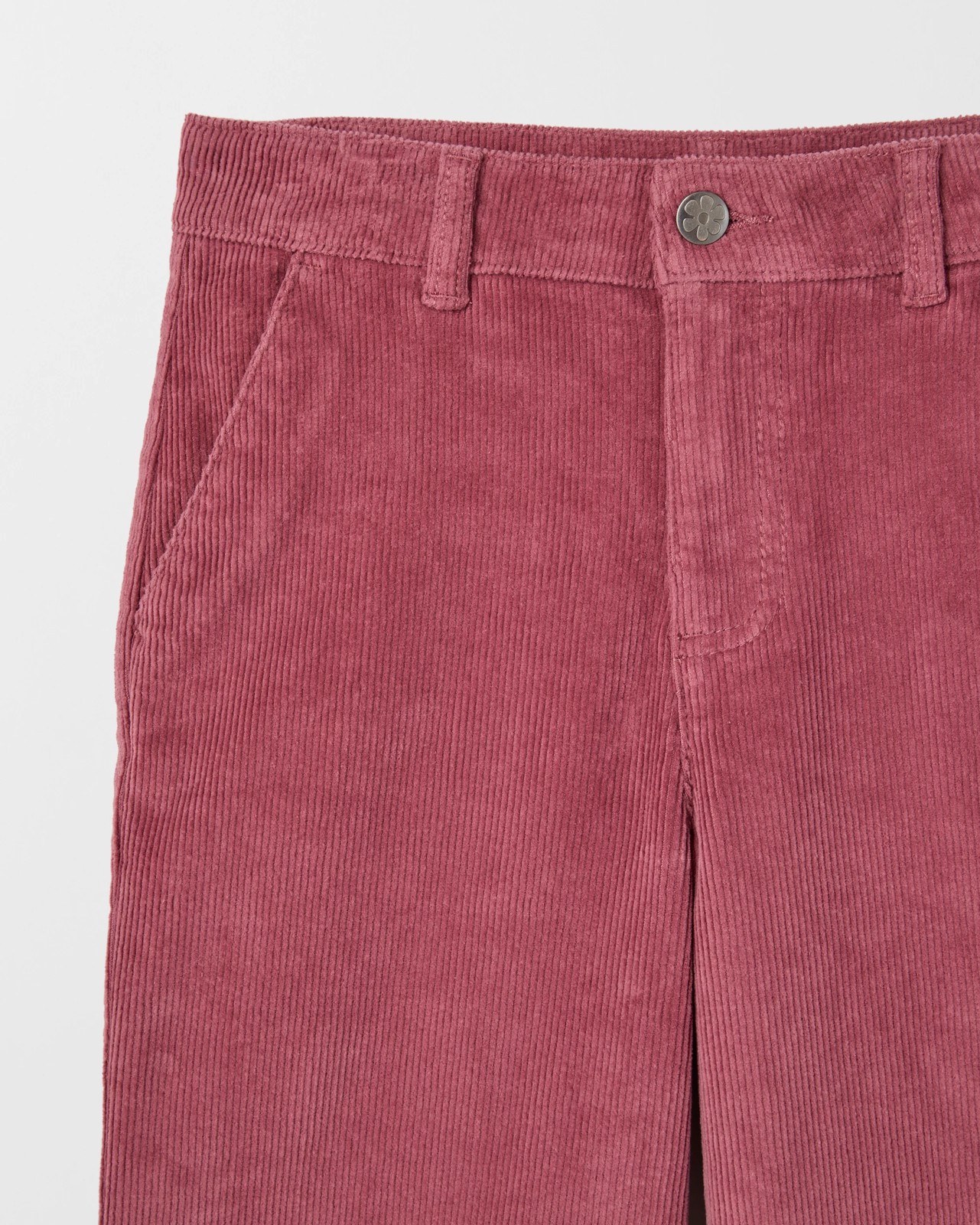 Wide Leg Corduroy Pants - Pink 2 of 2