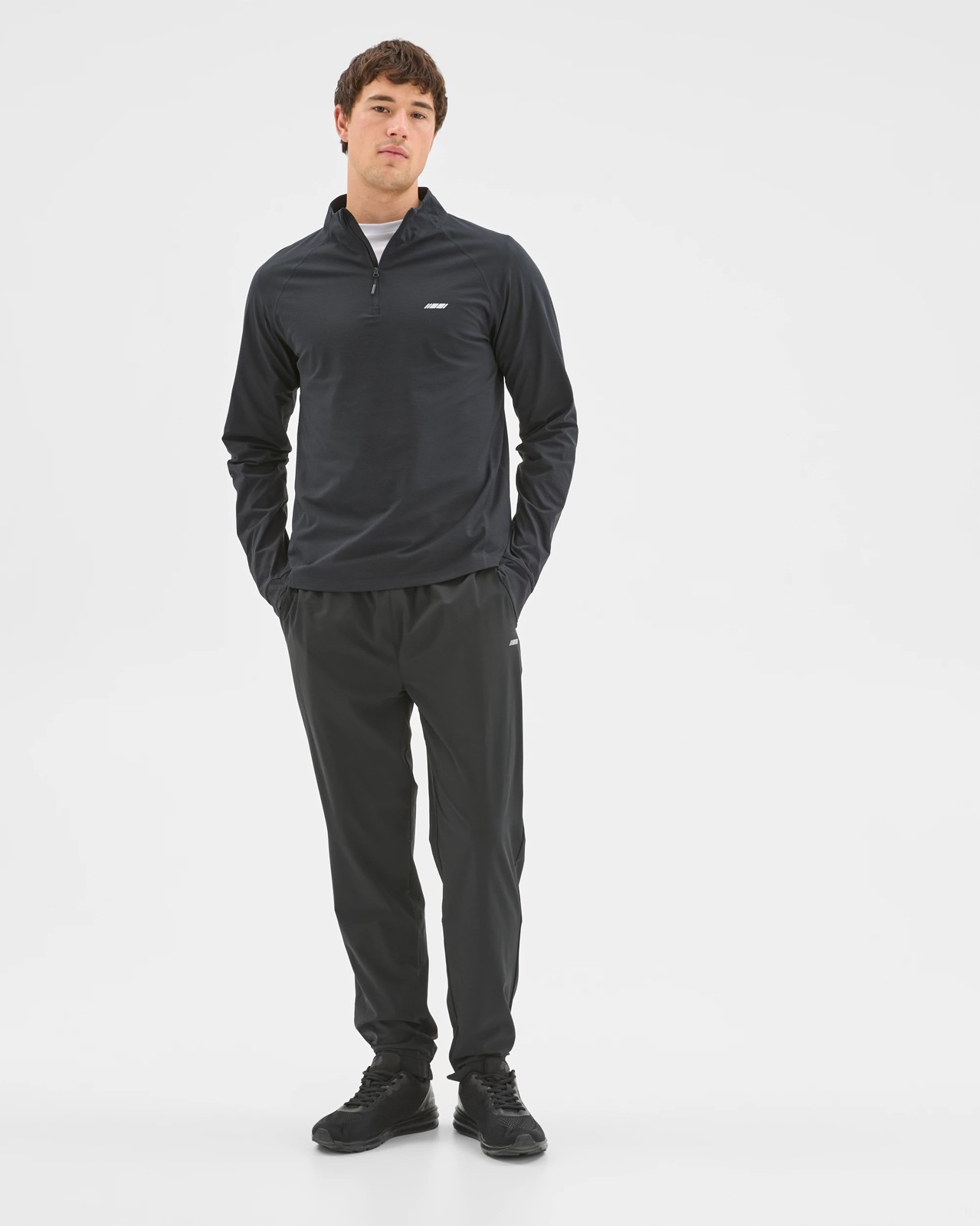 Active 1/2 Zip Jumper - Black 2 of 6
