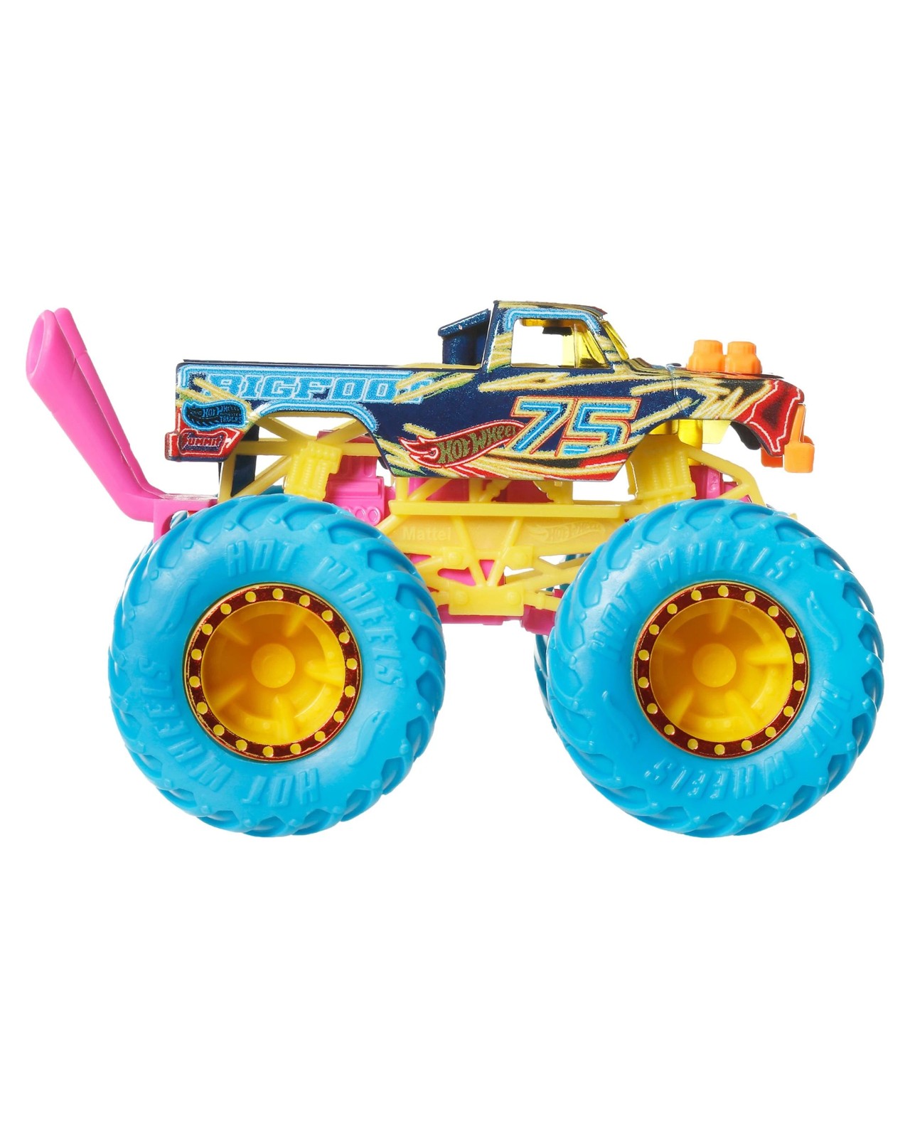 Hot Wheels Monster Trucks Neon Smashers 1:64 Scale Toy Vehicle - Assorted 4 of 4