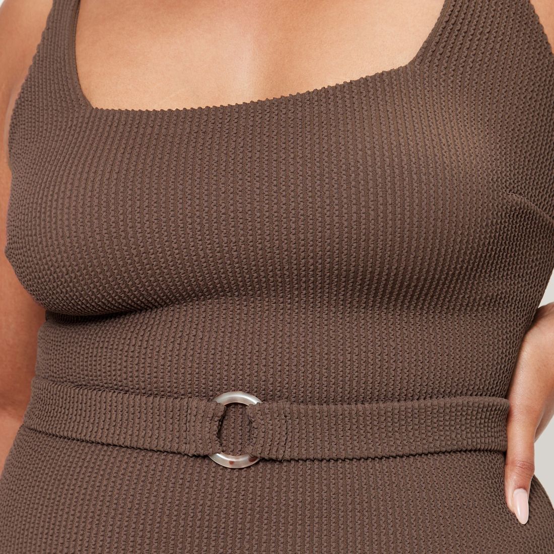 Crinkle One Piece Belted Swim Bathers | Target Australia