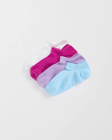 Women's Logo Lightweight No Show Socks 4 Pack - Bonds