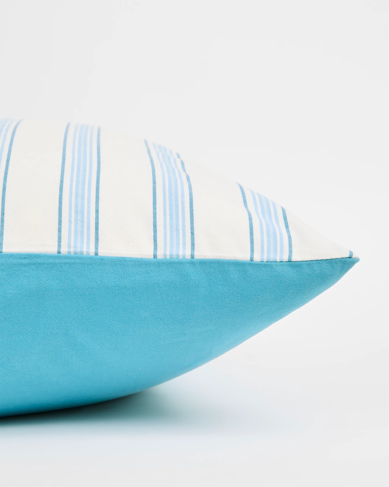 Arlo Cotton Stonewash European Pillowcase - Adriatic Blue 5 of 5
