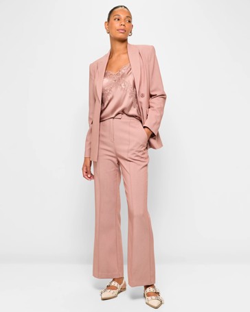Tailored Full Length Flare Pants - Preview