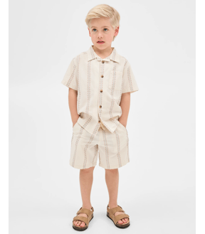 Australian Cotton Rich Shirt and Short Set