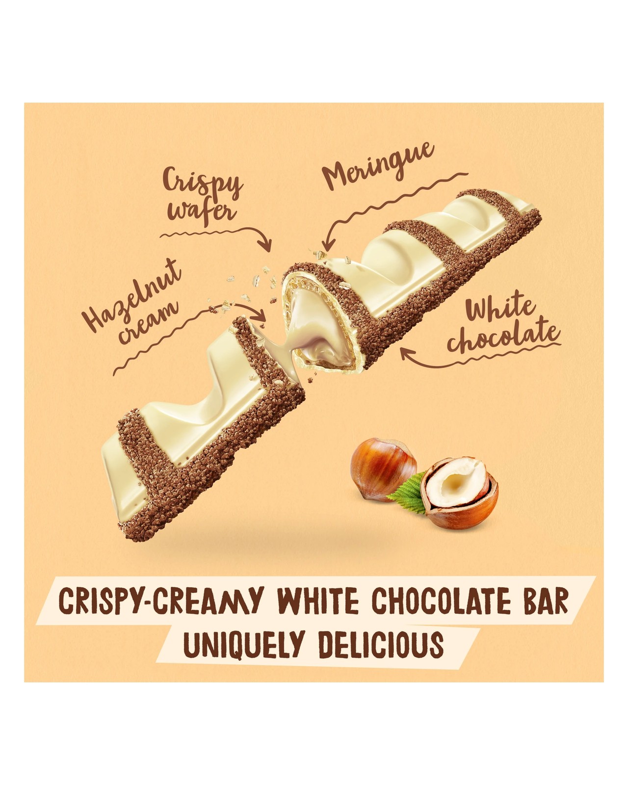 Kinder Bueno White, 2 Pack - 39g 2 of 5