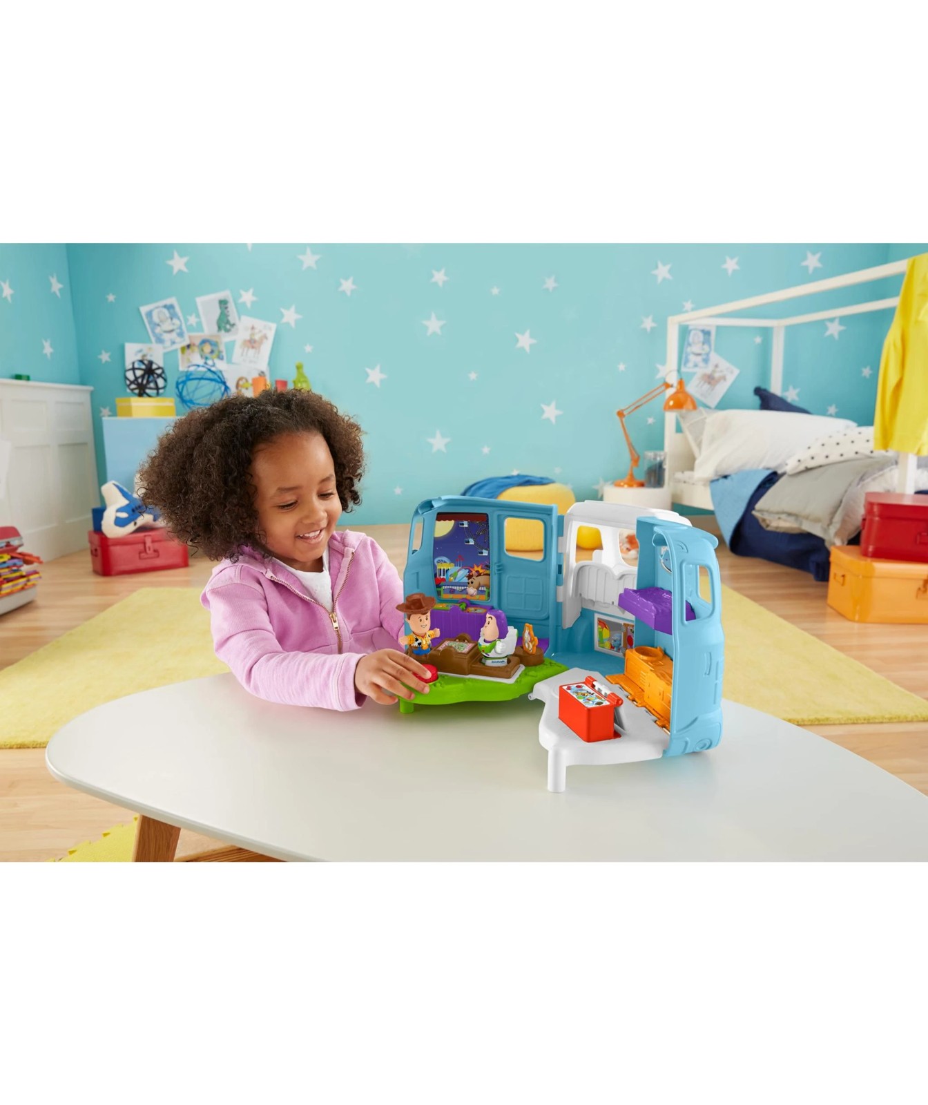 Fisher-Price Little People Disney & Pixar Toy Story RV Adventure Toddler Playset & 6 Figures 2 of 4