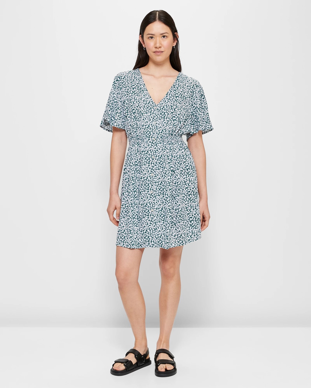 Gathered Waist Mini Dress | Target Australia