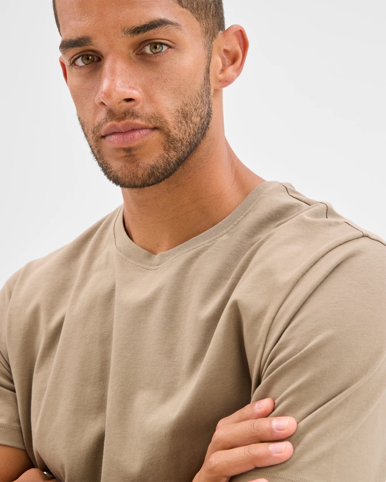 Australian Cotton T-Shirt - Mushroom 4 of 6