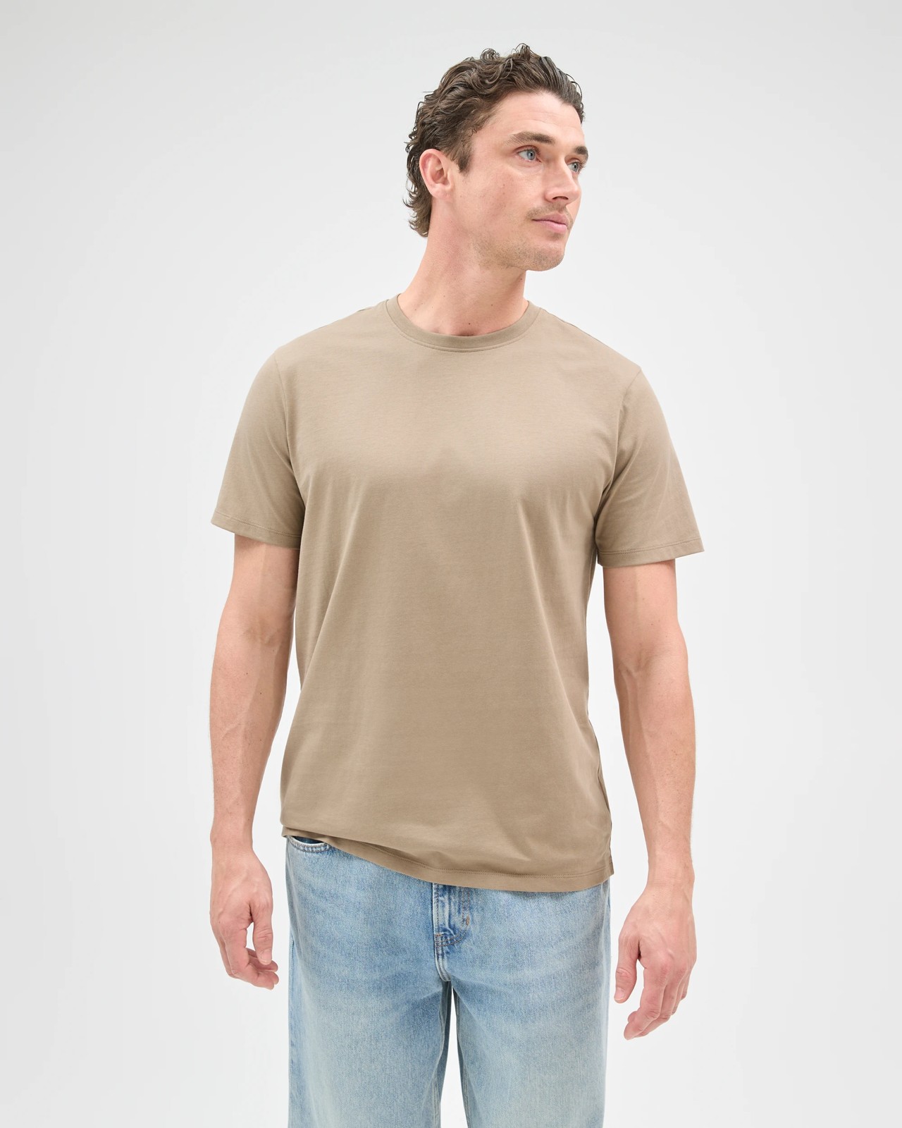 Australian Cotton Crew Neck T-Shirt - Fallen Rock 4 of 6