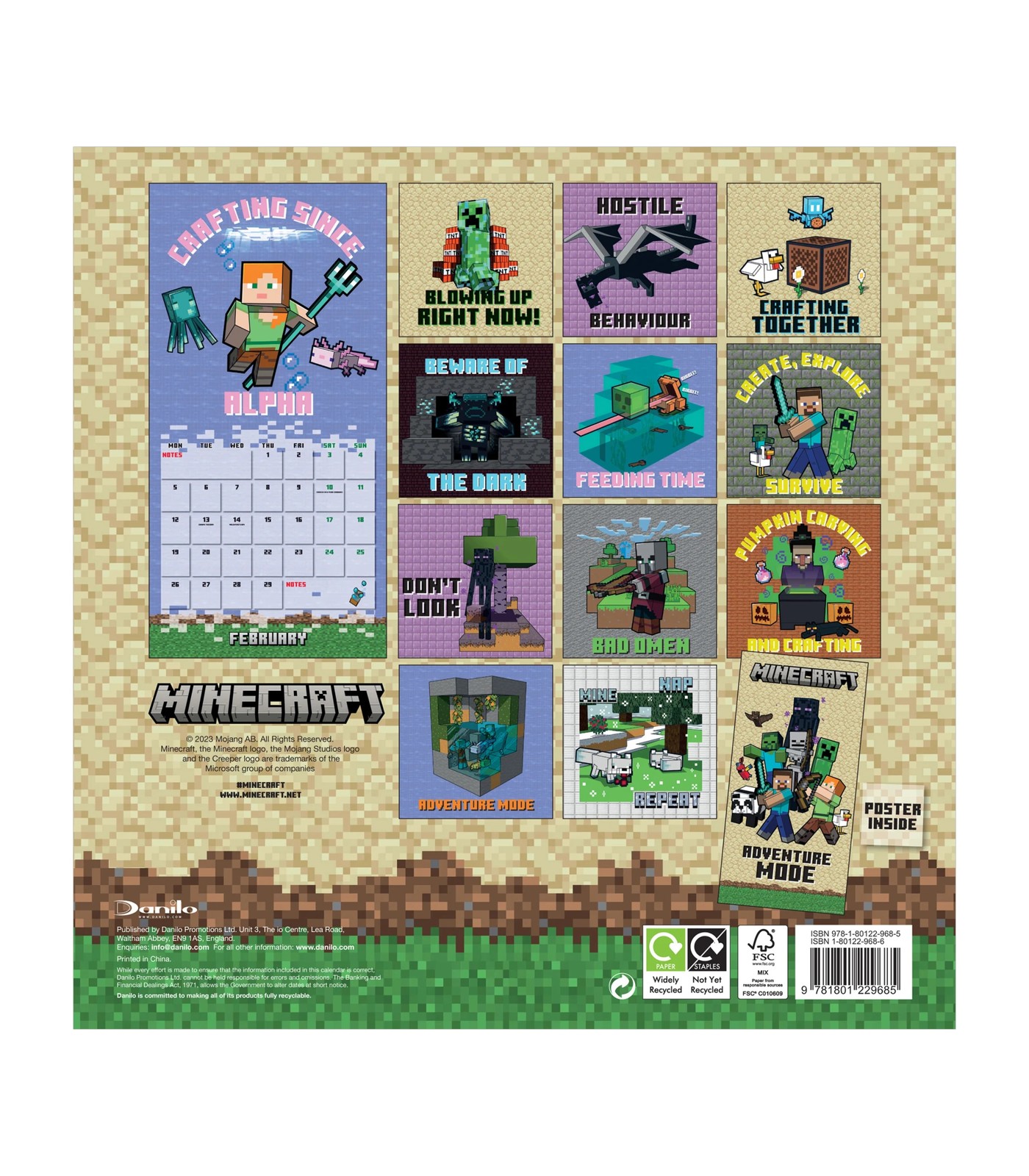 Minecraft advent calendar online target