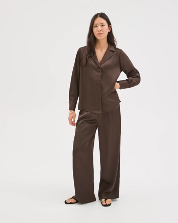 Preview Long Sleeve Satin Shirt