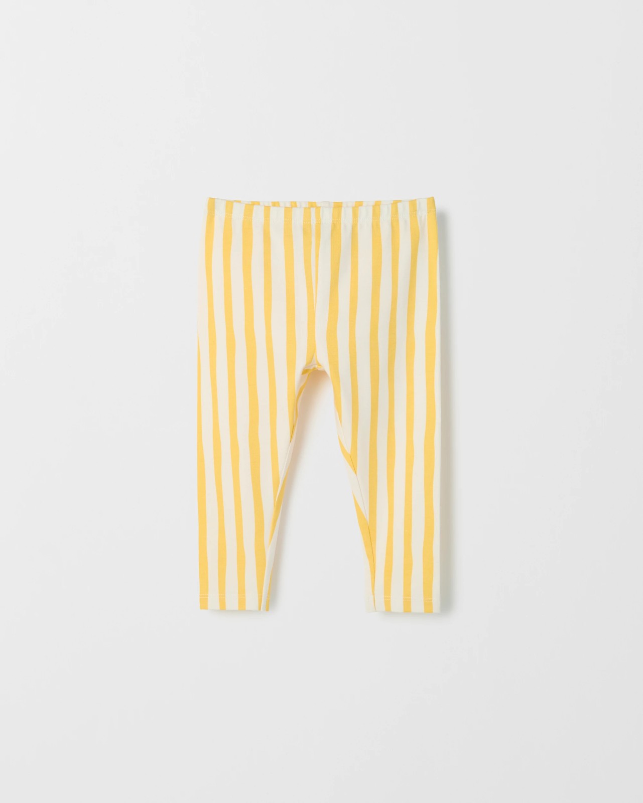 Baby Organic Cotton 3 Pack Printed Leggings - Multi Retro Stripe 2 of 4