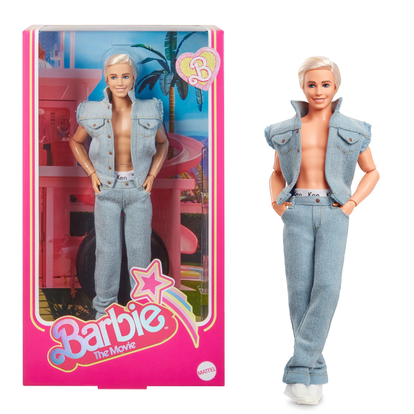 Barbie Movie Ken in Denim Matching Set Target Australia