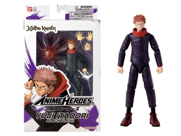 Anime Heroes Jujutsu Kaisen Action Figure - Yuji Itadori - Black Flash