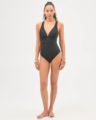 Shape Your Body Resort Cross Back Matte Micro One Piece Swimsuit