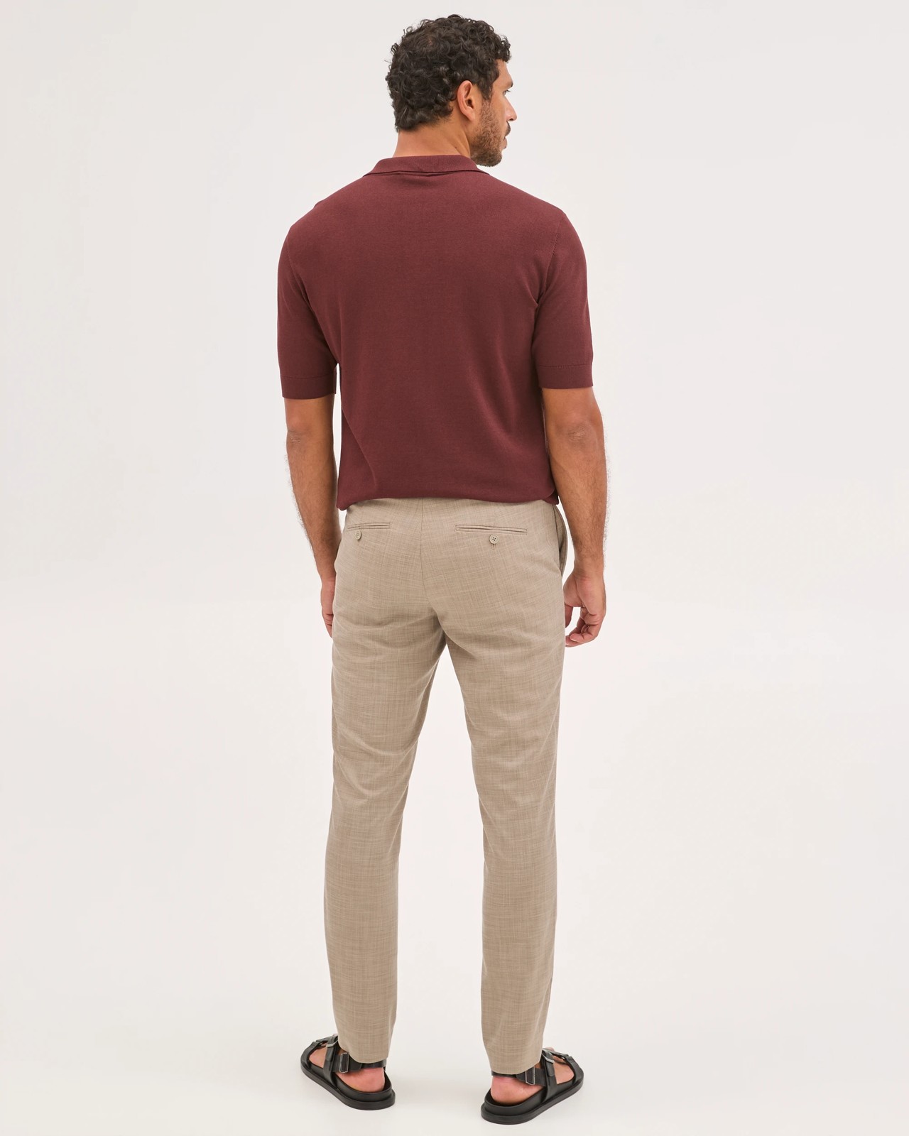 Preview Tailored Suit Pants - Tan Marle 5 of 5
