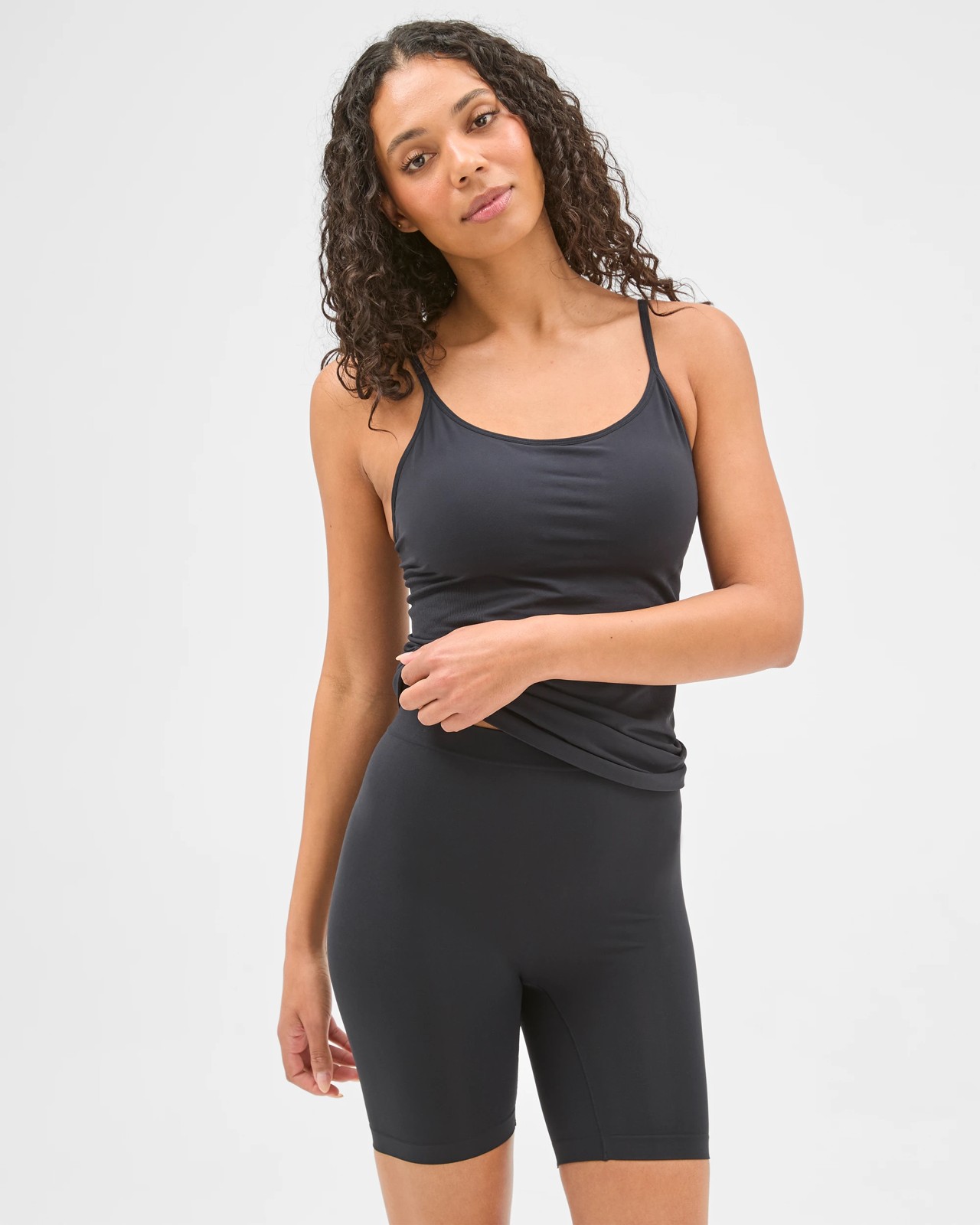 Cooling Smooth Mid Length Shorts - Black 4 of 5