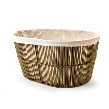 Anko Rope Laundry Basket with Liner - Green
