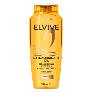 L'Oreal Paris Elvive Extraordinary Oil Nourishing Shampoo 340ml - Marula Oil and Camellia Oil