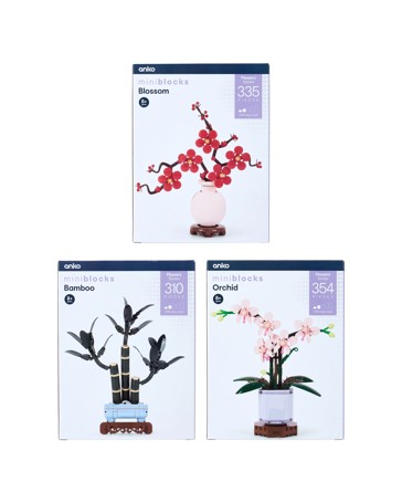 Mini Blocks Flower Series - Assorted