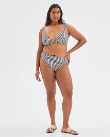 Resort Reversible V-Neck Matte Micro Swim Bikini Top