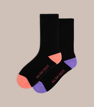 Womens 2 Pack All Day Cotton Cushion Crew Socks - Underworks