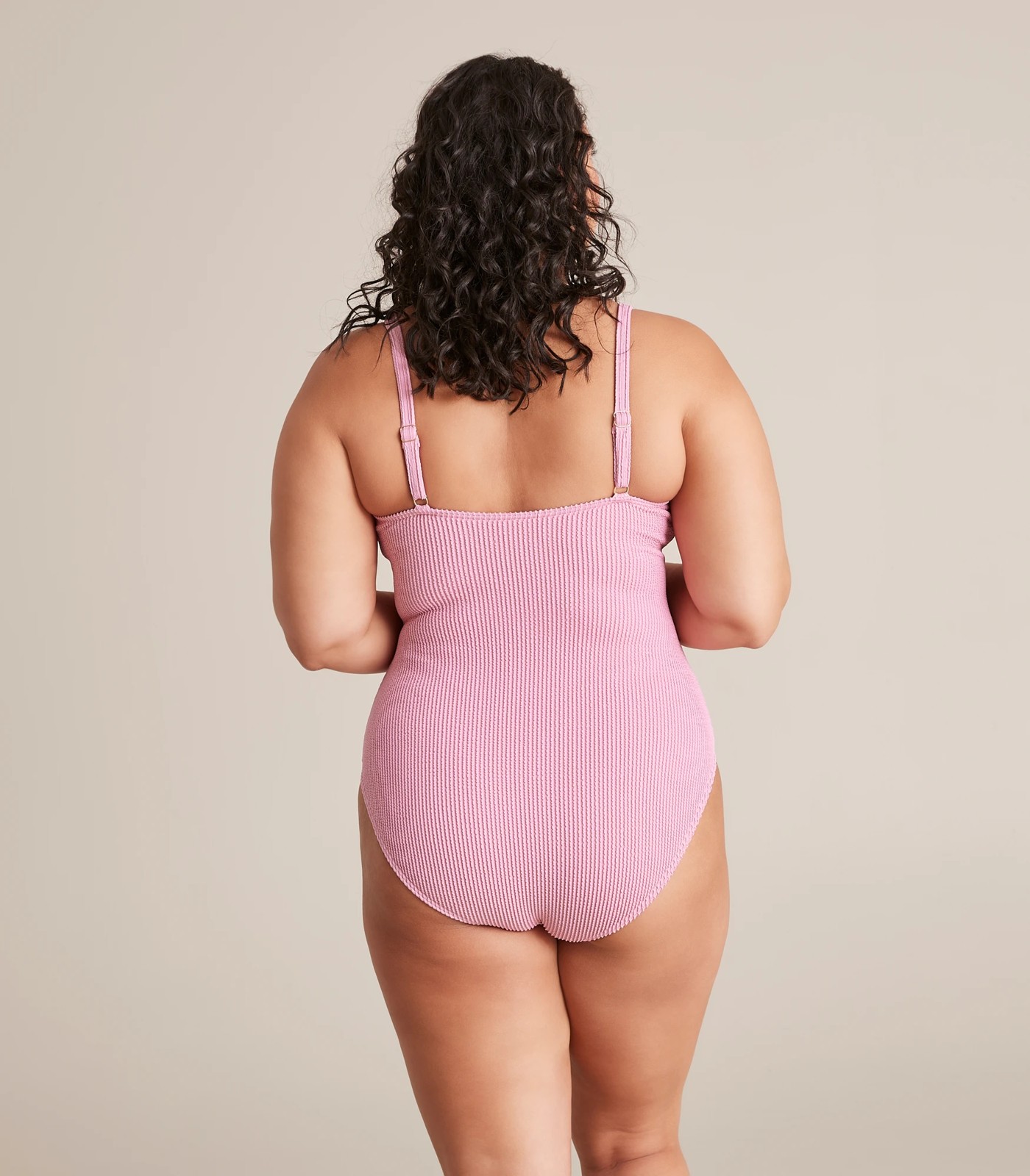 Crinkle One Piece Scoop Belted Swim Bathers 3 of 6