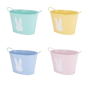 Anko Easter Metal Bucket - Assorted