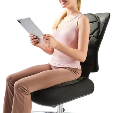 Anko Seat and Back Massager - Black