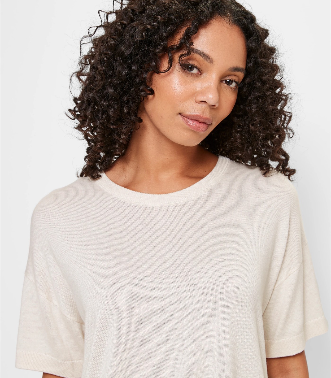 Knitted Boxy T-Shirt 5 of 5