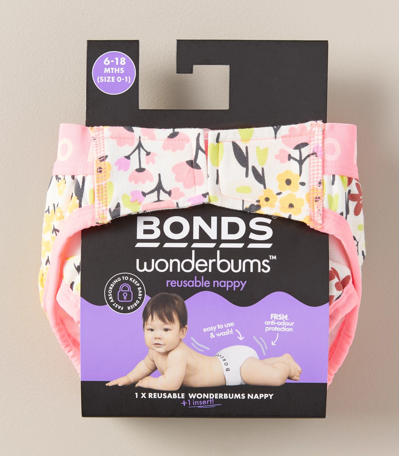 Bonds Wonderbums Reusable Nappy, Baby Underwear