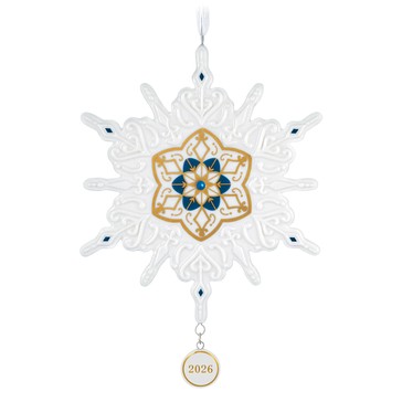 Hallmark Keepsake 2026 Snowflake Christmas Tree Ornament