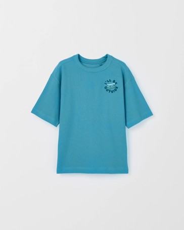 Australian Cotton Oversized Waffle T-Shirt
