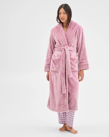 Jacquard Stripe Sleep Robe