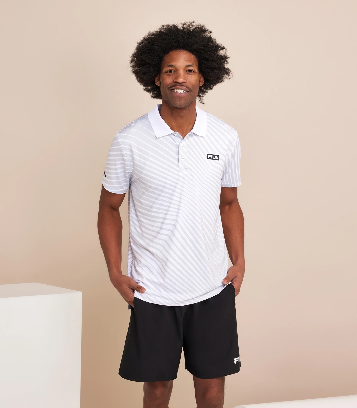 Fila Active Bryant Polo White Target Australia