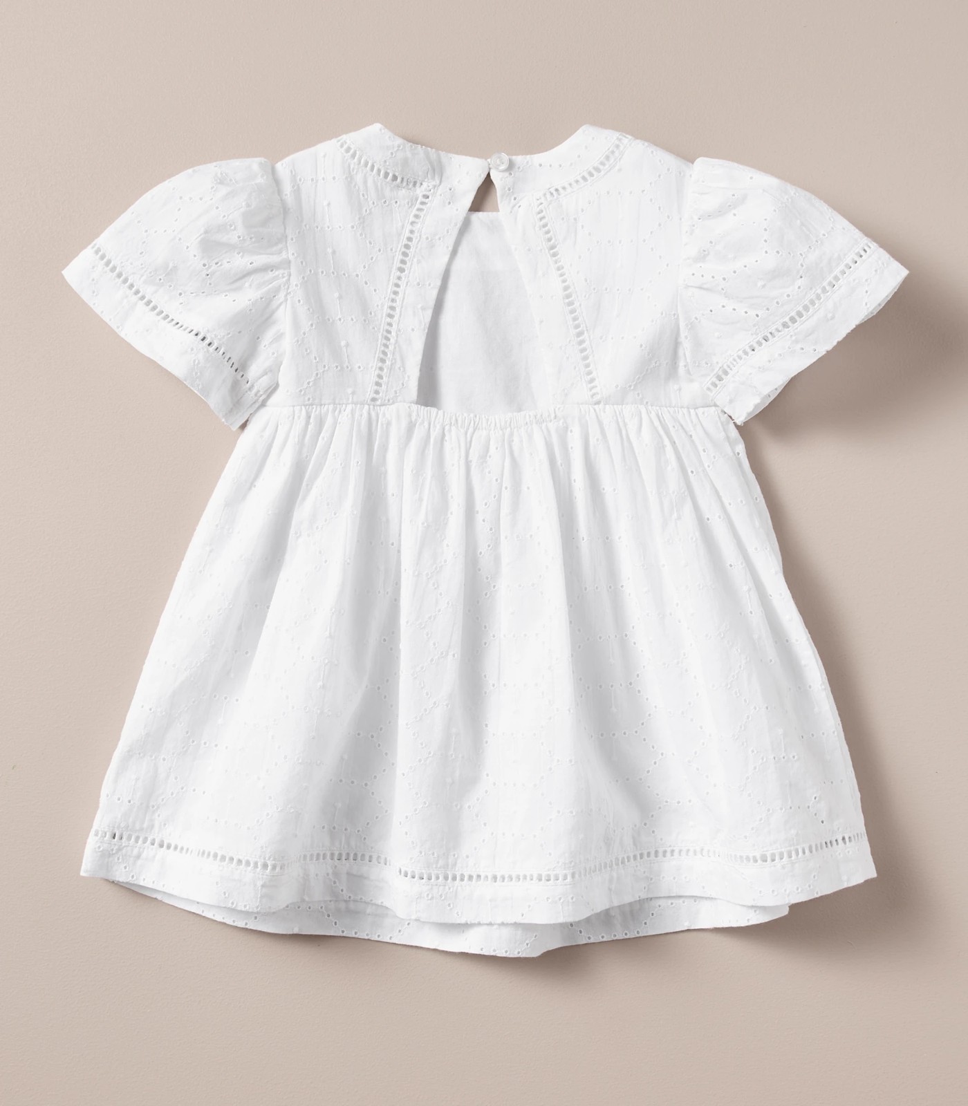 2 Piece Baby Broderie Dress and Bloomer Set 6 of 6