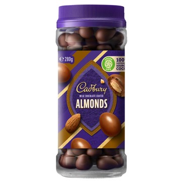 Cadbury Milk Chocolate Coated Almonds - 280g